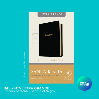 BIBLIA NTV CON LETRA GRANDE
