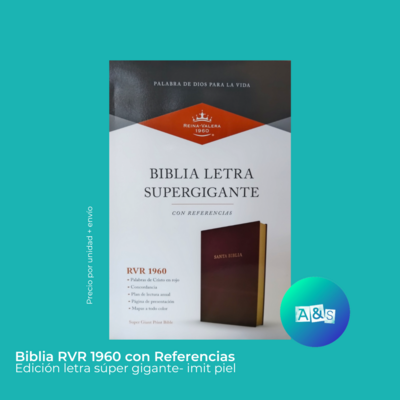 BIBLIA RVR 1960 SUPER GIGANTE CORINTO