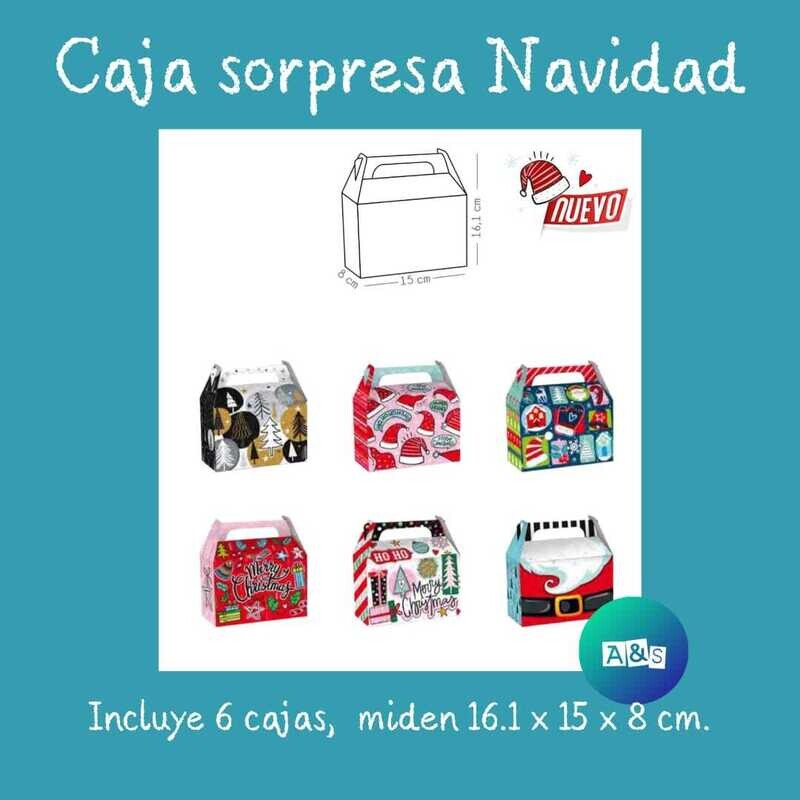 Caja sorpresa Navidad