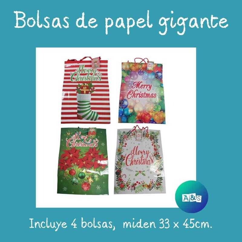 Bolsa de papel Gigante Navidad