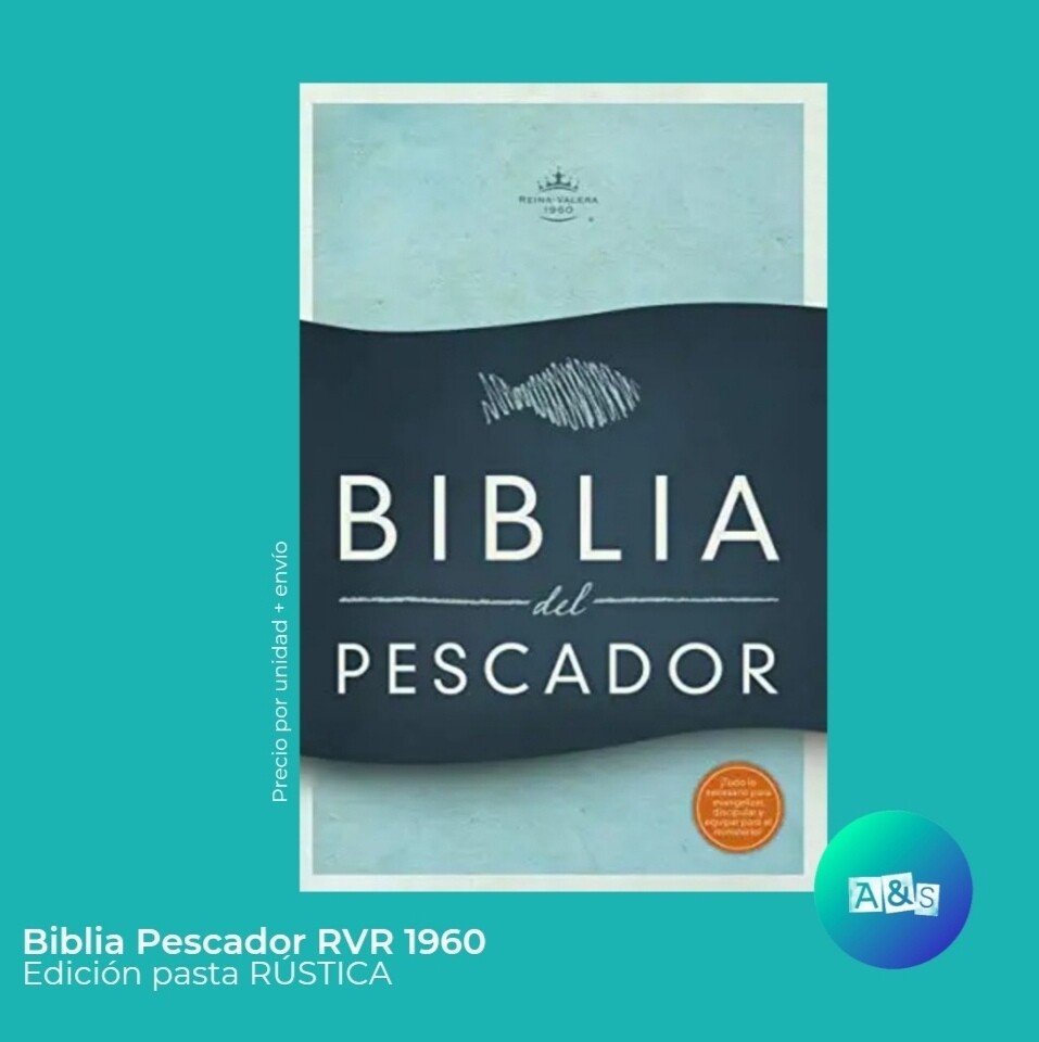 BIBLIA RVR 1960 PESCADOR RUSTICA