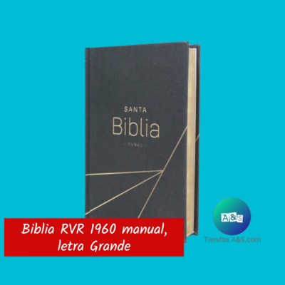 BIBLIA RVR 1960 NEGRO,  T/D