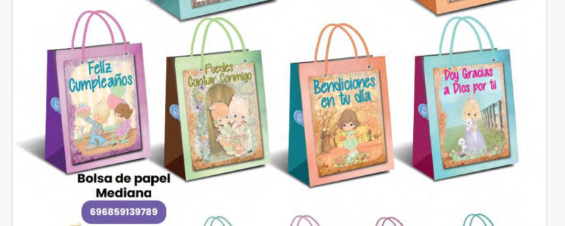 BOLSA REGALO MEDIANA PRECIOSOS MOMENTOS