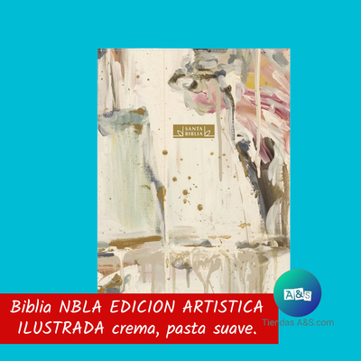 BIBLIA NBLA EDICION ARTISTICA ILUSTRADA CREMA