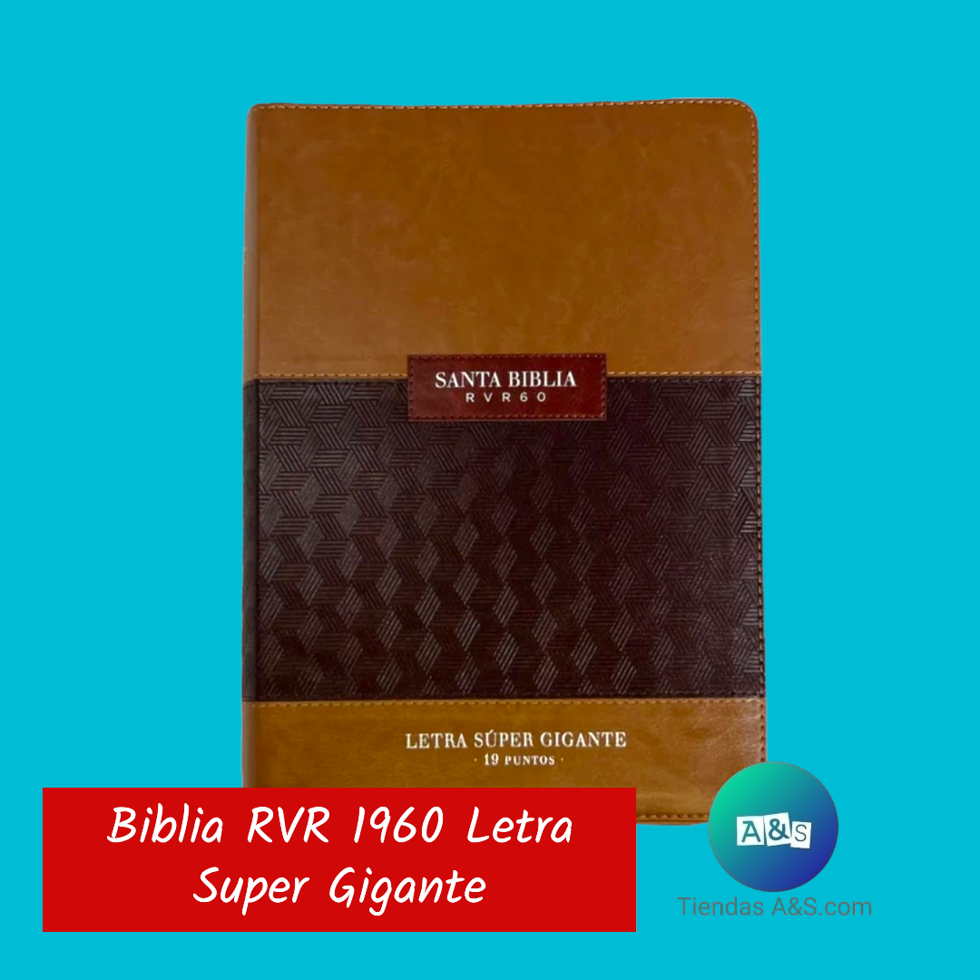 Biblia Rvr1960 Letra SUPER GIGANTE Café 