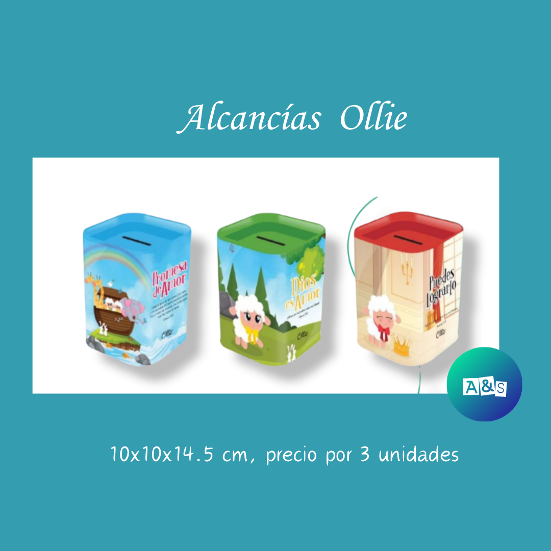 COLECCION Alcancías Metalizadas Ollie
