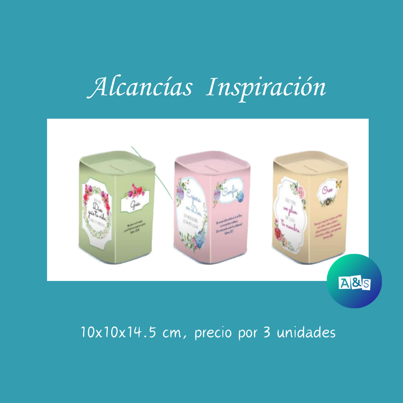 COLECCION Alcancías Metalizadas Inspiración