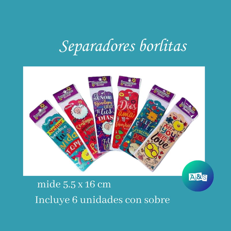 Colección de Separadores Borlitas