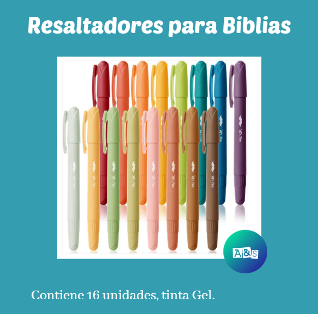 Resaltador Especial para BIBLIAS MR PEN VERANO  Art 16