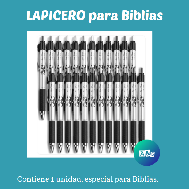 LAPICERO Especial para BIBLIAS MR PEN NEGRO  Art 1