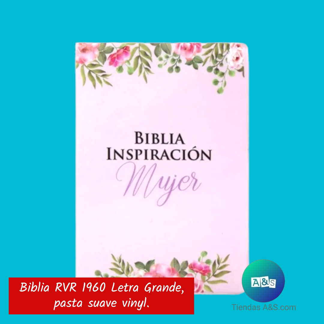 Biblia RVR 1960 Inspiración para ELLA rosa