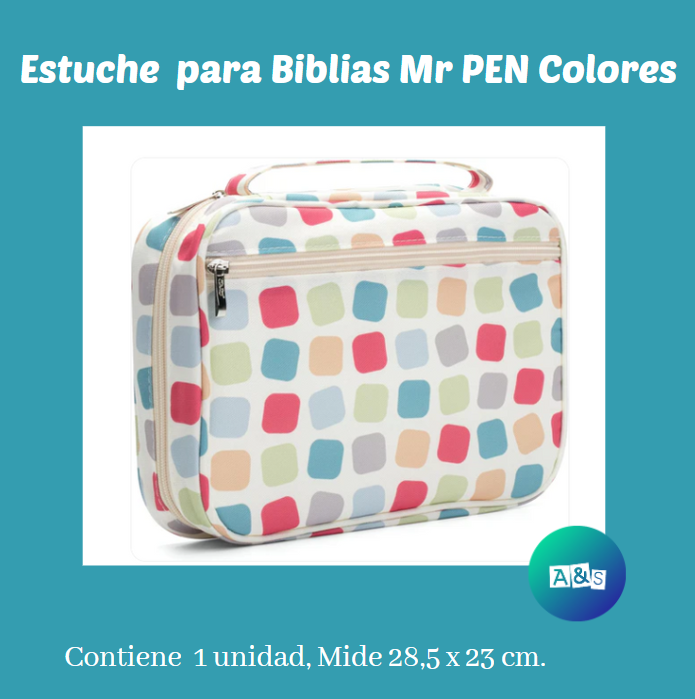 Estuche para Biblias MR PEN  Colores