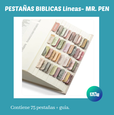 PESTAÑAS BIBLICAS LÍNEAS - MR. PEN
