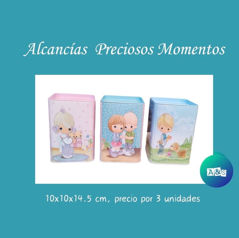 COLECCION Alcancías Metalizadas Preciosos momentos