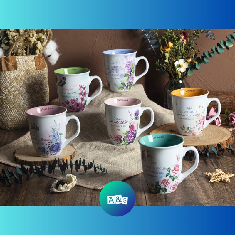 Colección Taza Cerámica MUJERES VALIOSAS Inspiración