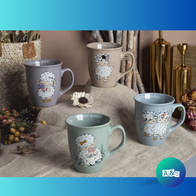 Colección Taza Cerámica ALGODONCITAS