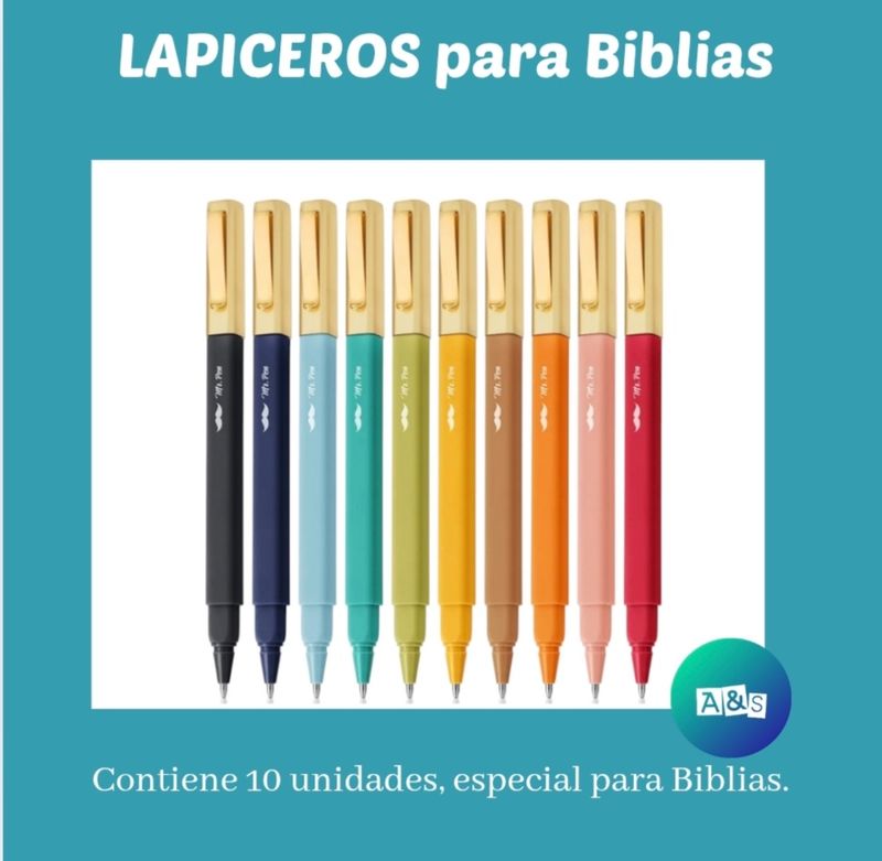 LAPICERO Especial para BIBLIAS MR PEN  estéticos Colores  Art 10