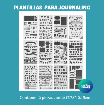 PLANTILLAS  PARA JOURNALING MR PEN ART 12