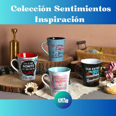Colección Taza Cerámica SENTIMIENTOS Inspiración