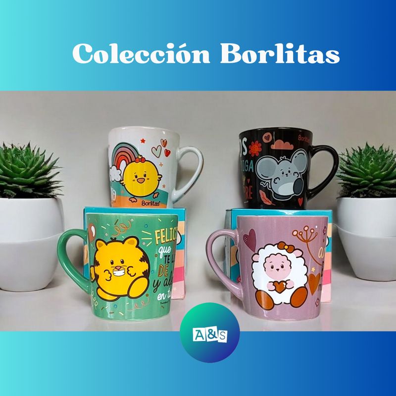 Colección Taza Cerámica BORLITAS