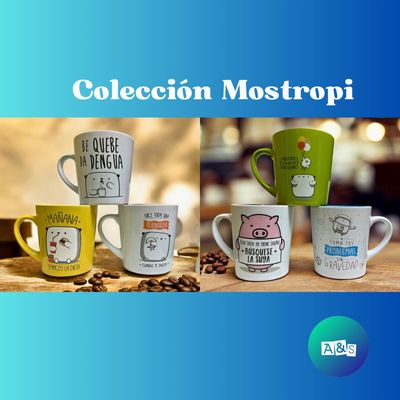 Colección Taza Cerámica MOSTROPI