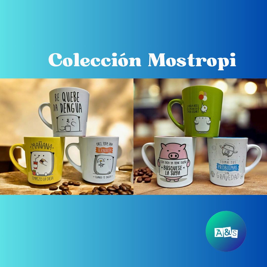 Colección Taza Cerámica MOSTROPI