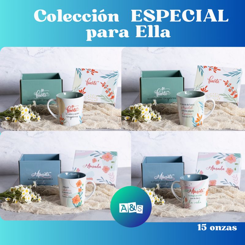 Colección Taza Cerámica ESPECIAL  PARA ELLA