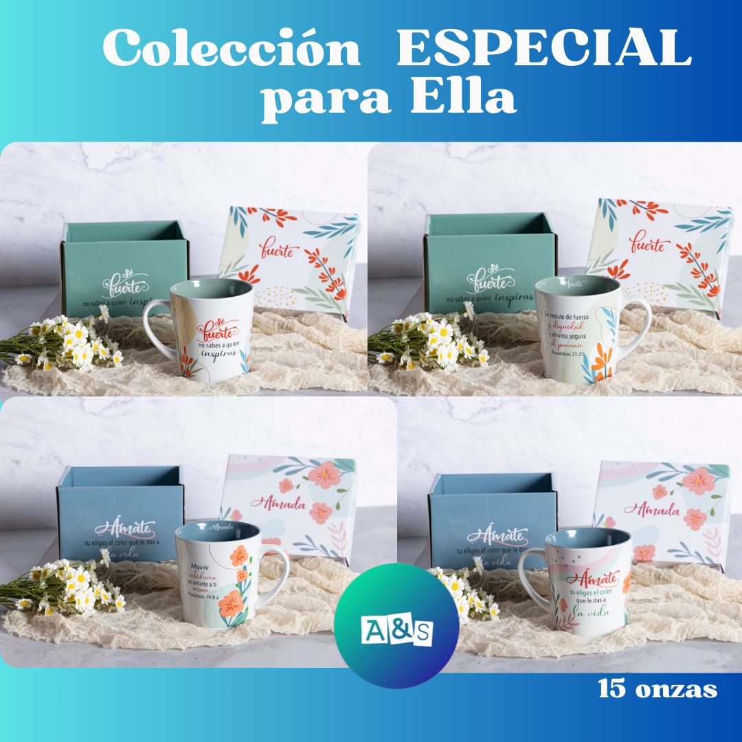 Colección Taza Cerámica ESPECIAL  PARA ELLA