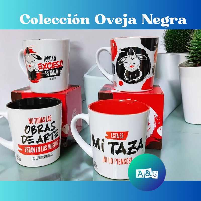 Colección Taza Cerámica OVEJA NEGRA