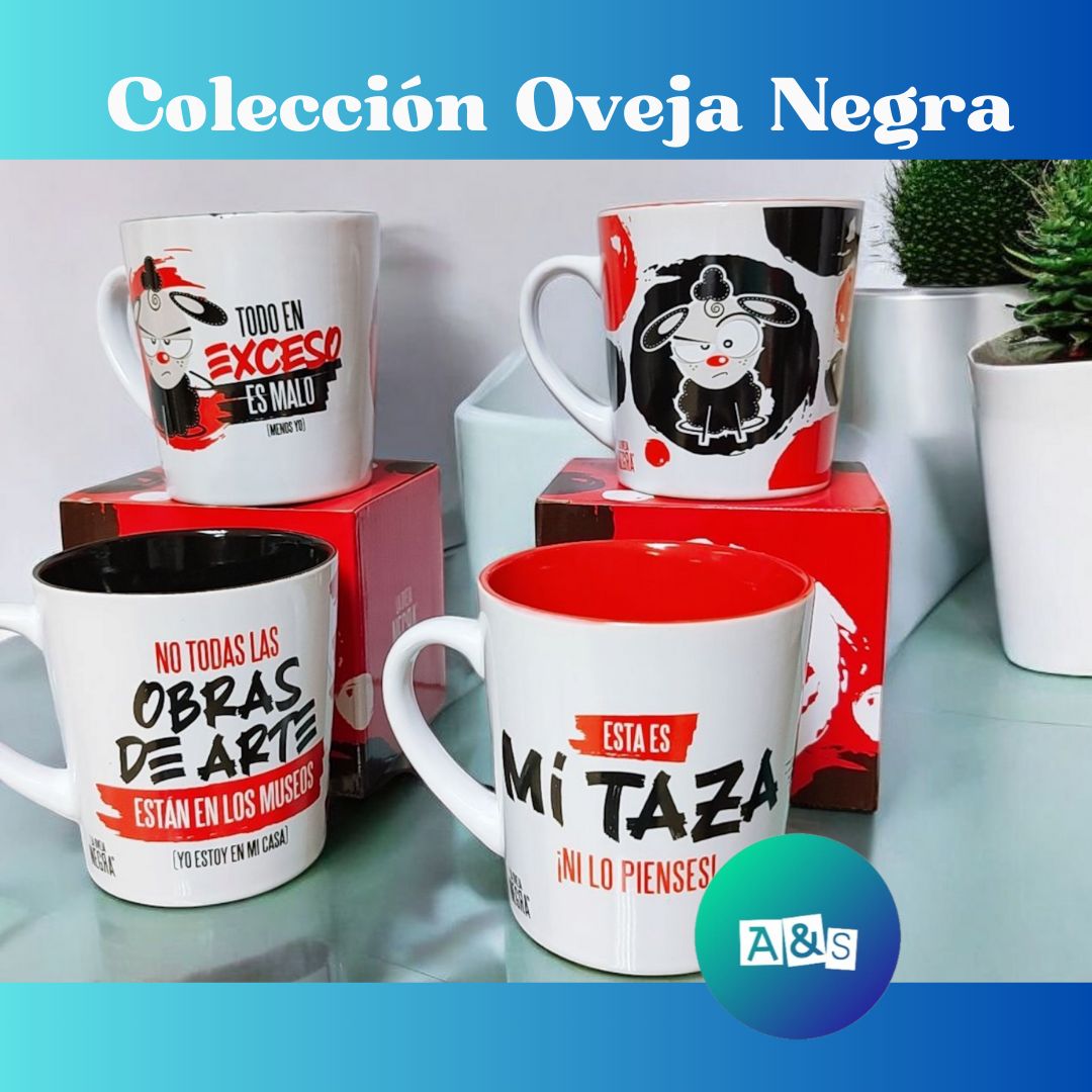 Colección Taza Cerámica OVEJA NEGRA