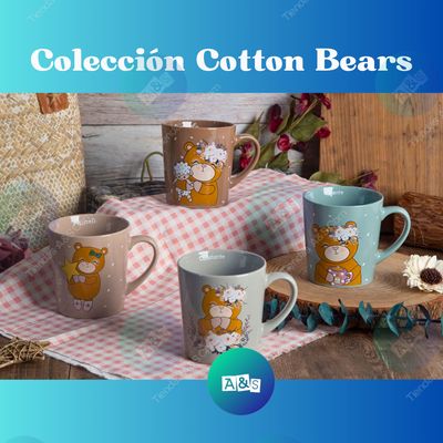 Colección Taza Cerámica COTTON BEARS