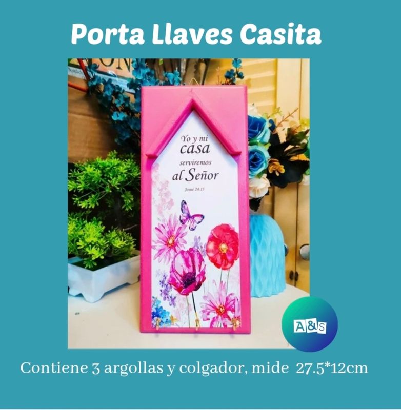 Porta Llaves Casita 