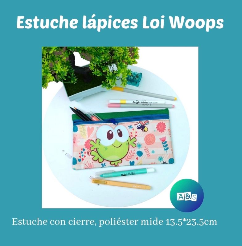ESTUCHE PARA LAPICES Loi Woops 