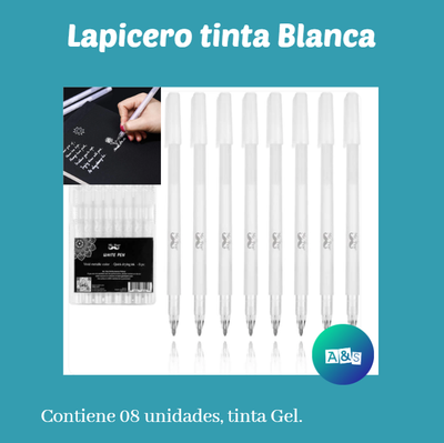 LAPICEROS BLANCOS MR PEN ART 08