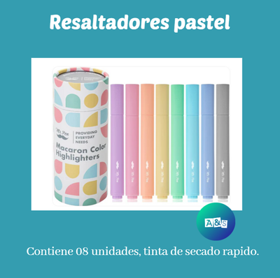 Resaltador  MR PEN Macarrón  Art 08