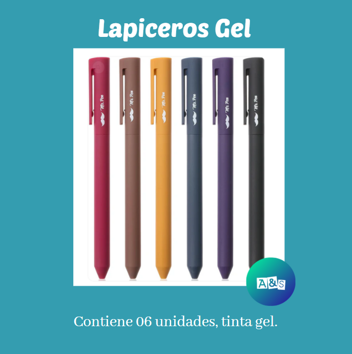 Lapiceros VINTAGE MR PEN Colores  Art 06