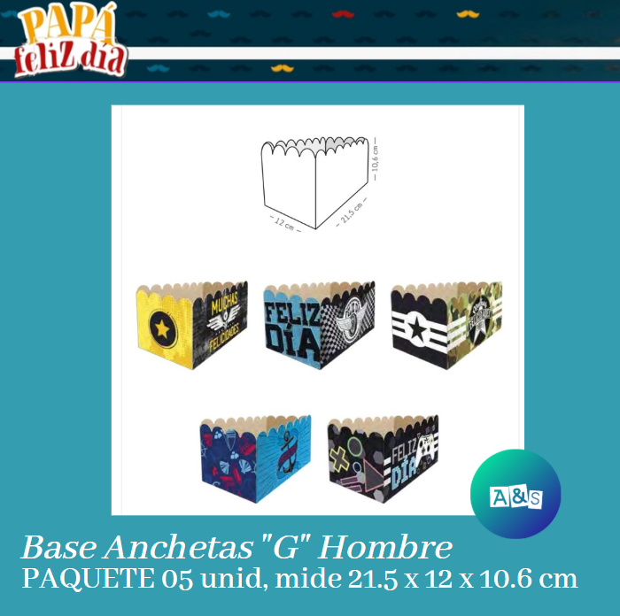 Base Anchetas &quot;G&quot; Hombre