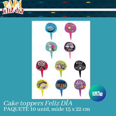 Cake Toppers Feliz dia