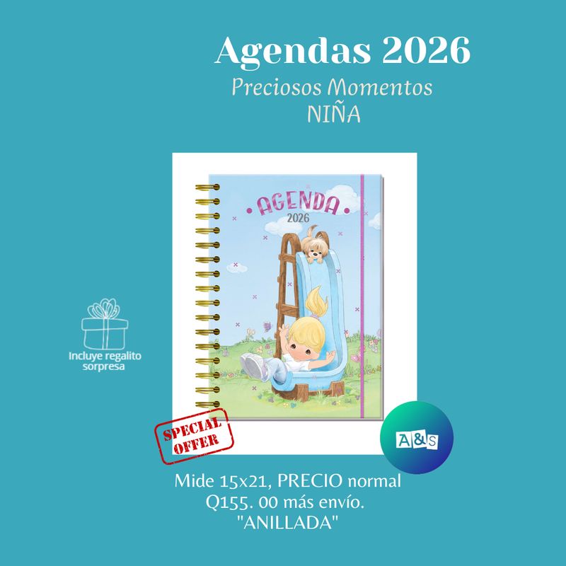 AGENDA Preciosos Momentos NIÑA 2026 