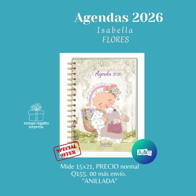 AGENDA Isabella FLORES 2026