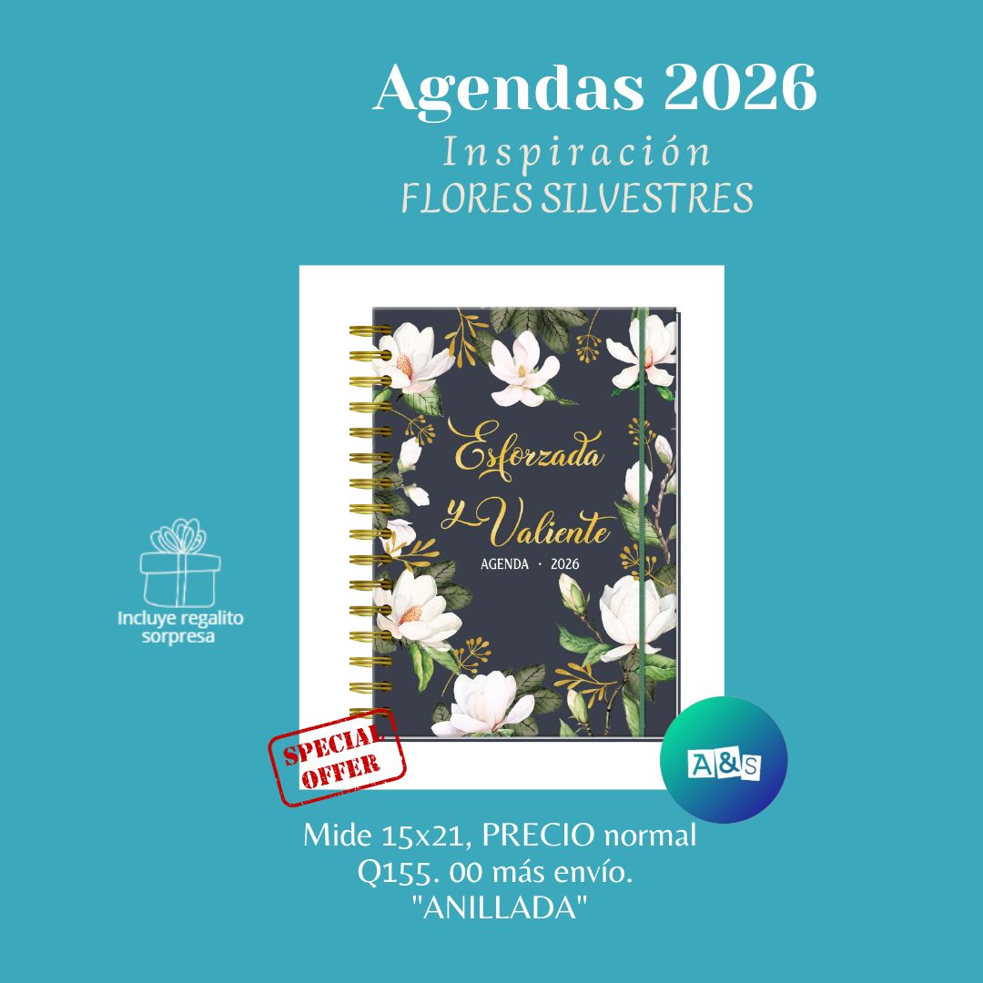 AGENDA  Inspiración FLORES SILVESTRES 2026 