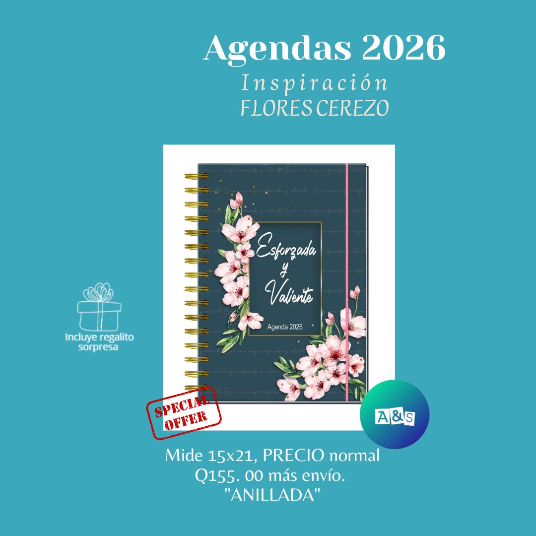 AGENDA  Inspiración FLORES CEREZO 2026