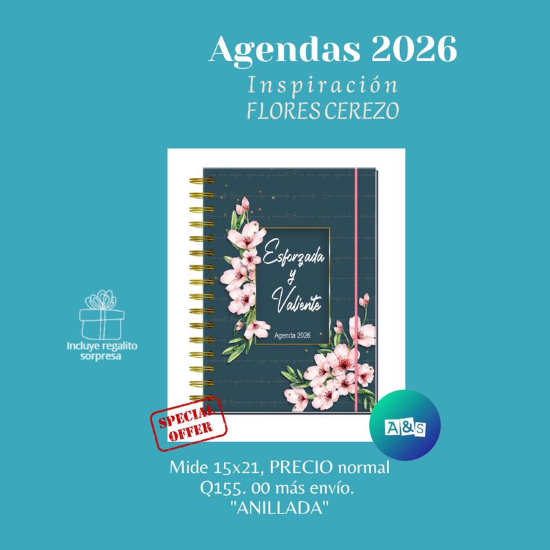 AGENDA  Inspiración FLORES CEREZO 2026