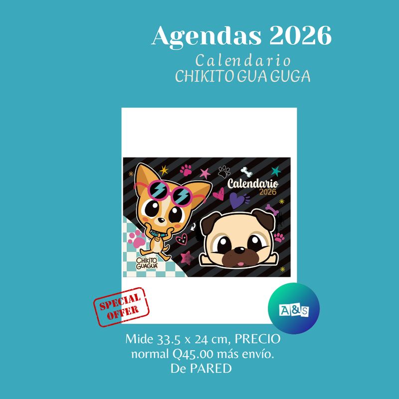 CALENDARIO CHIKITO GUA GUA
