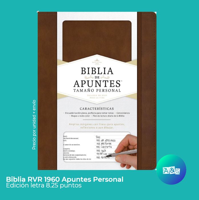 BIBLIA RVR 1960 DE APUNTES CAFE PERSONAL