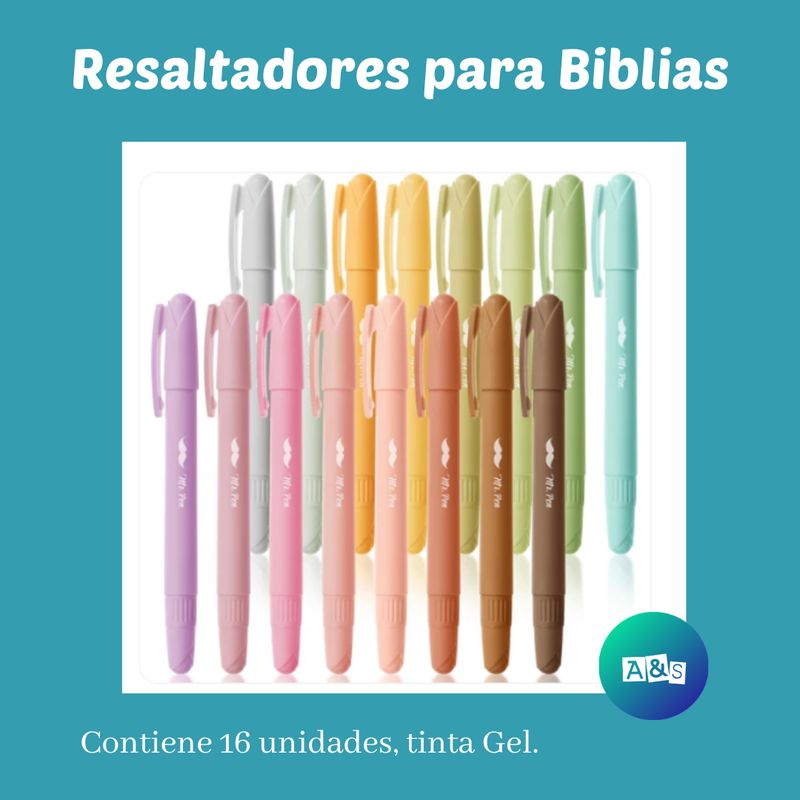 Resaltador Especial para BIBLIAS MR PEN VERANO Art 16 Resaltador Especial para BIBLIAS MR PEN VERANO Art 16