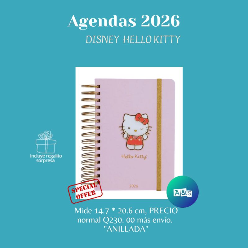 AGENDA 2026 Hello Kitty