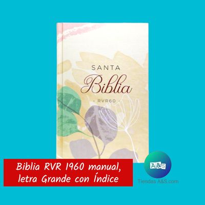 BIBLIA RVR 1960 BEIGE, INDICE T/D