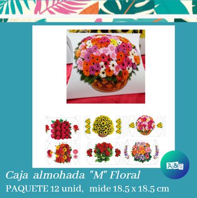 Caja Almohada "M" Floral Caja Almohada "M" Floral