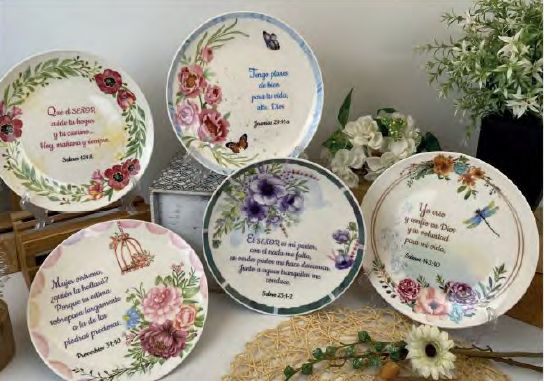 Plato Cerámica con BENDICION